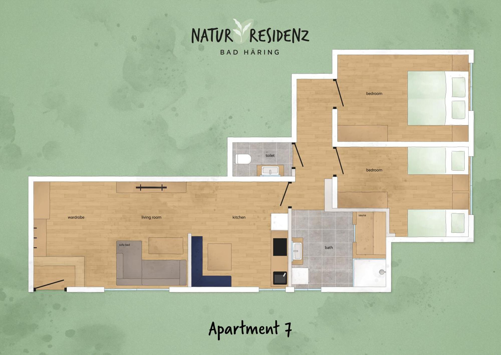 Natur Residenz Bad Haering Luaran gambar